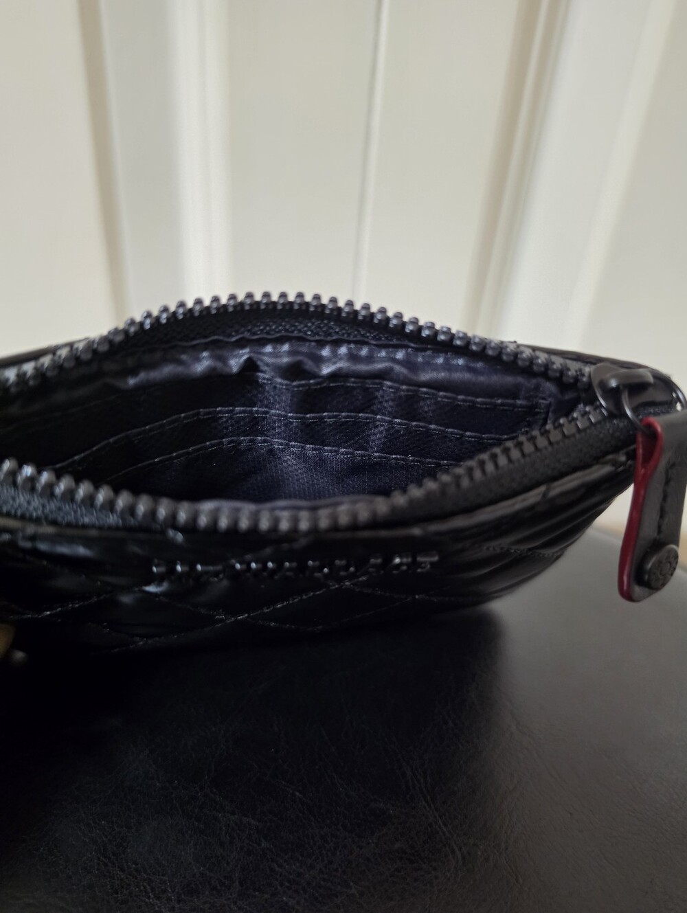 MZ Wallace Key Fob Pouch/Color: Black Lacquer - Picture 4 of 5